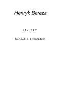 Cover of: Obroty: szkice literackie