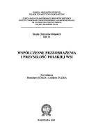 Cover of: Wspoczesne Przeobrazenia I Przyszosc Polskiej Wsi (Studia Obszarow Wiejskich,)