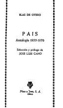 Cover of: País by Blas de Otero