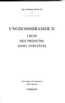 Cover of: Ungdomsdramer by August Strindberg