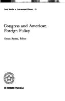 Cover of: Congress and American foreign policy