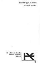 Cover of: Cuentos morales. by Leopoldo Alas