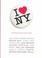 Cover of: I [love] NY