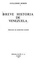 Cover of: Breve historia de Venezuela