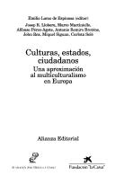 Cover of: Culturas, estados, ciudadanos by Emilio Lamo de Espinosa (editor) ; Josep R. Llobera ... [et al.].