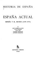 Cover of: España actual. by Luis de Llera Esteban