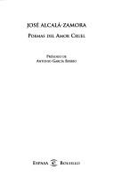 Cover of: Poemas del Amor Cruel (Opera Mundi) by Jose N. Alcala-Zamora