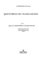 Cover of: Historia del Teatro Espa~nol (Manuales (Editorial Gredos)) by Javier Huerta Calvo