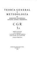 Cover of: Teoria general y metodologia del romancero pan-hispanico: Catalogo general descriptivo (CGR, catalogo general de romancero)