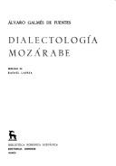 Cover of: Dialectología mozárabe
