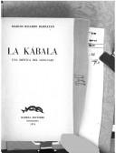Cover of: La Kábala: una mística del lenguaje