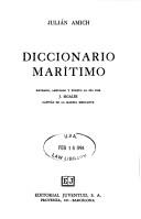Cover of: Diccionario marítimo