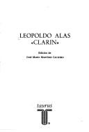 Cover of: Leopoldo Alas "Clarín"