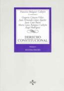 Cover of: Derecho constitucional / Constitutional Right by Juan Fernando López Aguilar