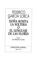 Cover of: Dona Rosita la Soltera O el Lenguaje
