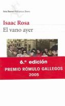 Cover of: El Vano Ayer / Yesterday's False Hope: (Biblioteca Breve)