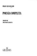 Cover of: Poesia Completa (Biblioteca Romanica Hispanica) by Luis de León
