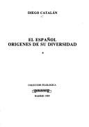 Cover of: El español by Diego Catalán