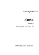 Cover of: Azaña: novela