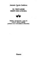 Cover of: El trovador ; by Antonio Garcia Gutierrez