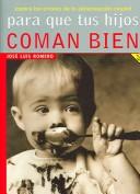 Cover of: Para que tus hijos coman bien / So your Children will Eat Well