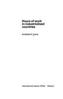 Cover of: Hours of Work in Industrialized Countries