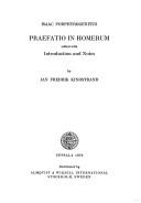 Cover of: Praefatio in Homerum (Acta Universitatis Upsaliensis)