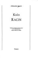 Cover of: Kočo Racin