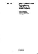 Cover of: New communication technologies: a challenge for press freedom