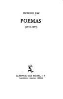 Cover of: Poemas by Octavio Paz