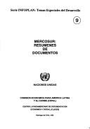 Cover of: MERCOSUR: Resumenes de documentos (Serie INFOPLAN, temas especiales del desarrollo)