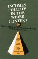 Cover of: Incomes policies in the wider context by edited by Felix Paukert and Derek Robinson.