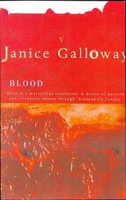 Cover of: Blood | Janice Galloway