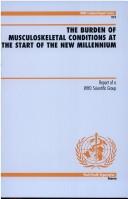 Cover of: Burden of Musculoskeletal Conditions at the Start of the New Millennium (Technical Report Series) by 