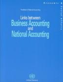 Cover of: Handbook of National Accounting: Links Between Business Accounting and National Accounting