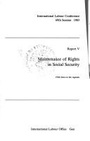 Maintenance of rights in social security