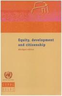 Cover of: Equity, development and citizenship.