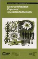 Cover of: Labour and population programme: an annotated bibliography.