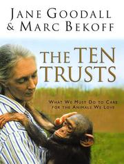 Cover of: The Ten Trusts by Jane Goodall, Marc Bekoff