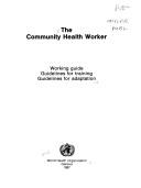 Cover of: The Community health worker | 