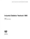 Cover of: Industrial Statistics Yearbook, 1989 by 