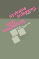 Cover of: Systems sciences and modelling