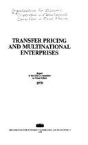 Cover of: Transfer pricing and multinational enterprises: report of the OECD Committee on Fiscal Affairs.