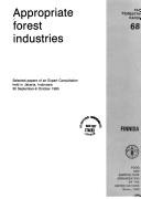 Cover of: Appropriate forest industries | 