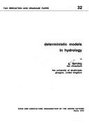 Cover of: Deterministic models in hydrology