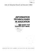 Cover of: Information technologies in education | 