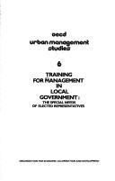 Training for management in local government
