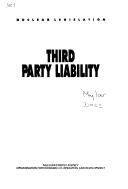 Cover of: Nuclear Legislation: Third Party Liability