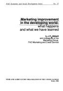 Cover of: Marketing improvement in the developing world by John Cave Abbott, John Cave Abbott