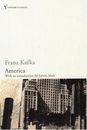 Cover of: America by Franz Kafka